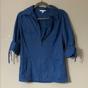CAbi Women's Deep Blue Utility Jacket